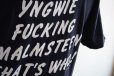 画像12: 1980s  YNGWIE MALMSTEEN  Tシャツ　 表記L 