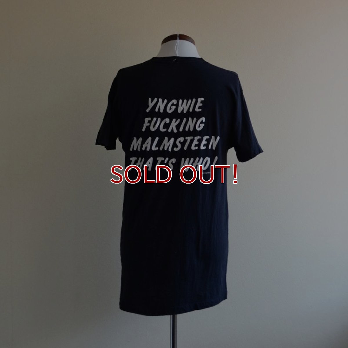 画像3: 1980s  YNGWIE MALMSTEEN  Tシャツ　 表記L  (3)