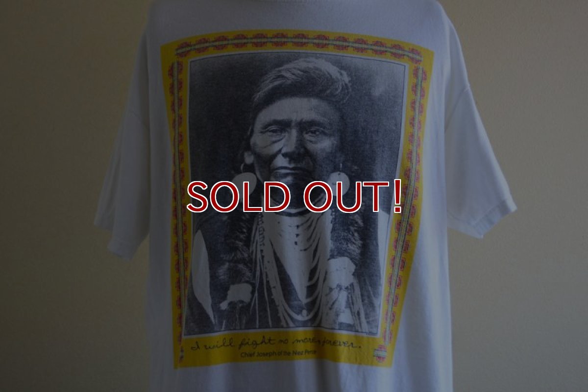 画像7: 1990s〜 Chief Joseph Tシャツ　 表記L  (7)