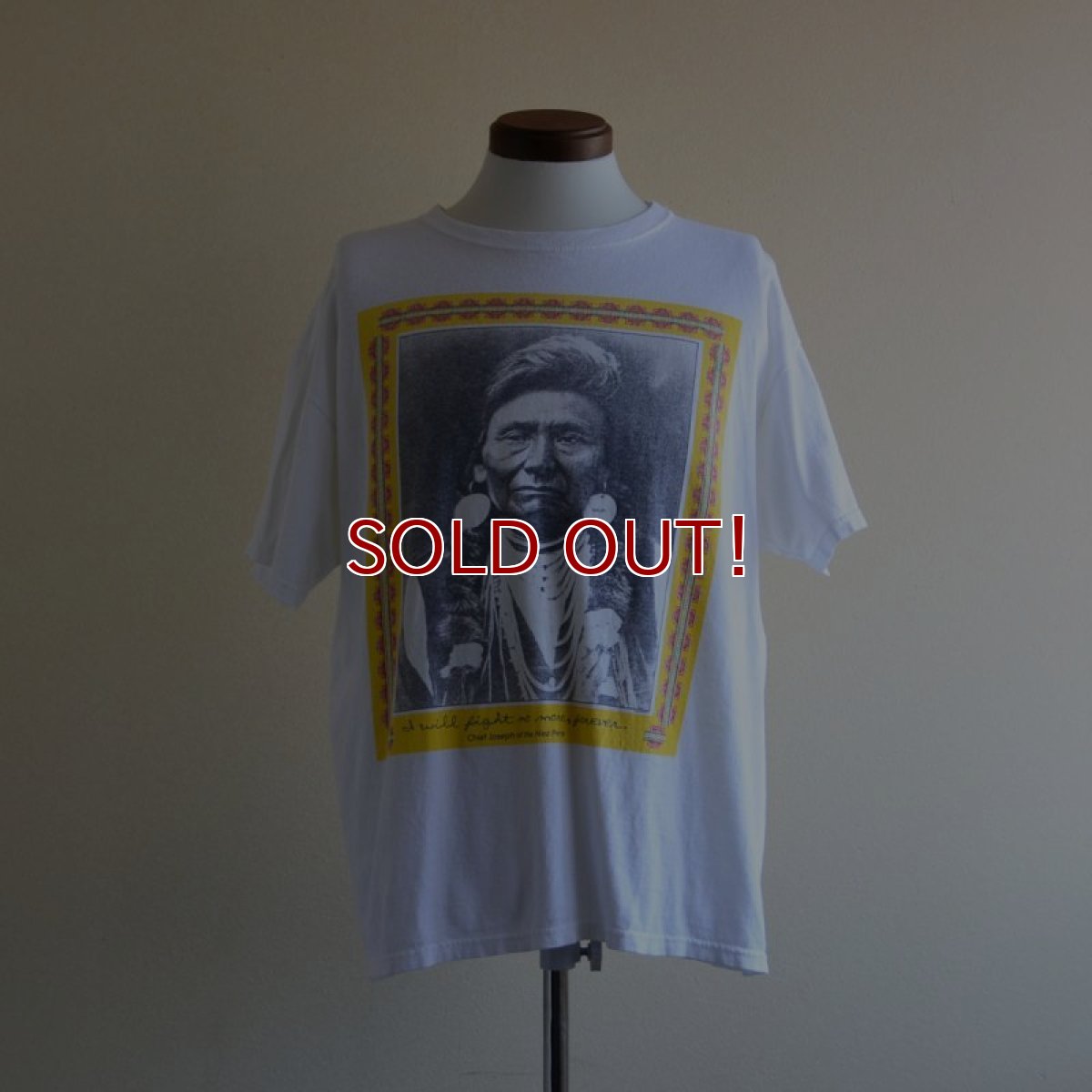 画像1: 1990s〜 Chief Joseph Tシャツ　 表記L  (1)