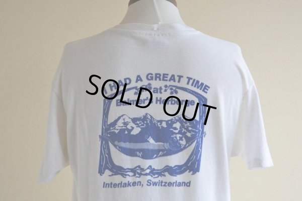 画像10: 1980s BALMER'S HERBERGE Tシャツ　 両面染み込みプリント　 表記L 