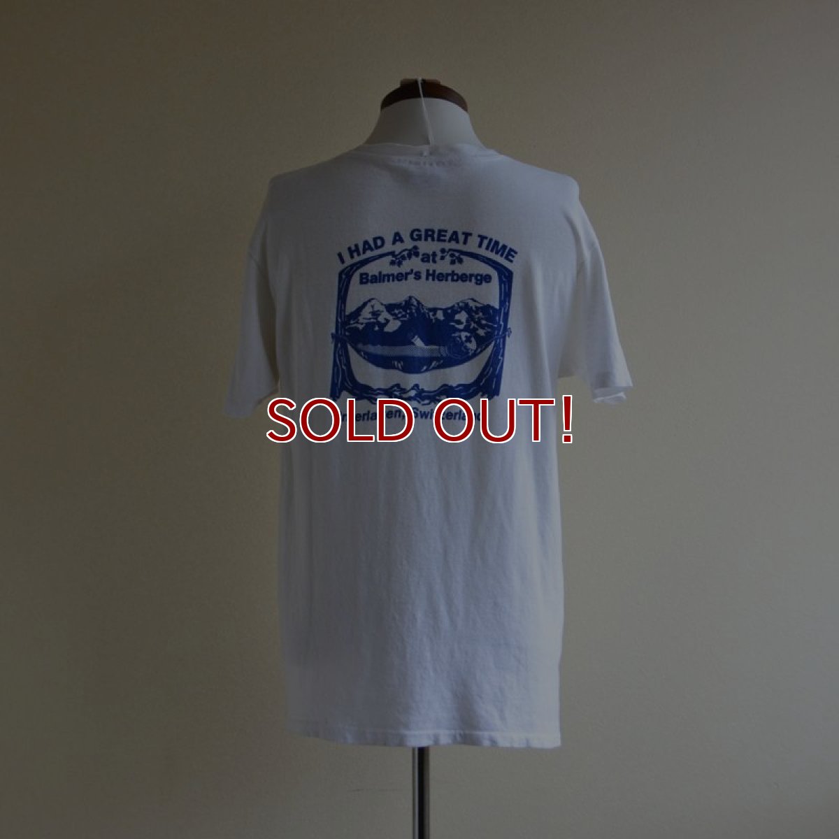 画像3: 1980s BALMER'S HERBERGE Tシャツ　 両面染み込みプリント　 表記L  (3)