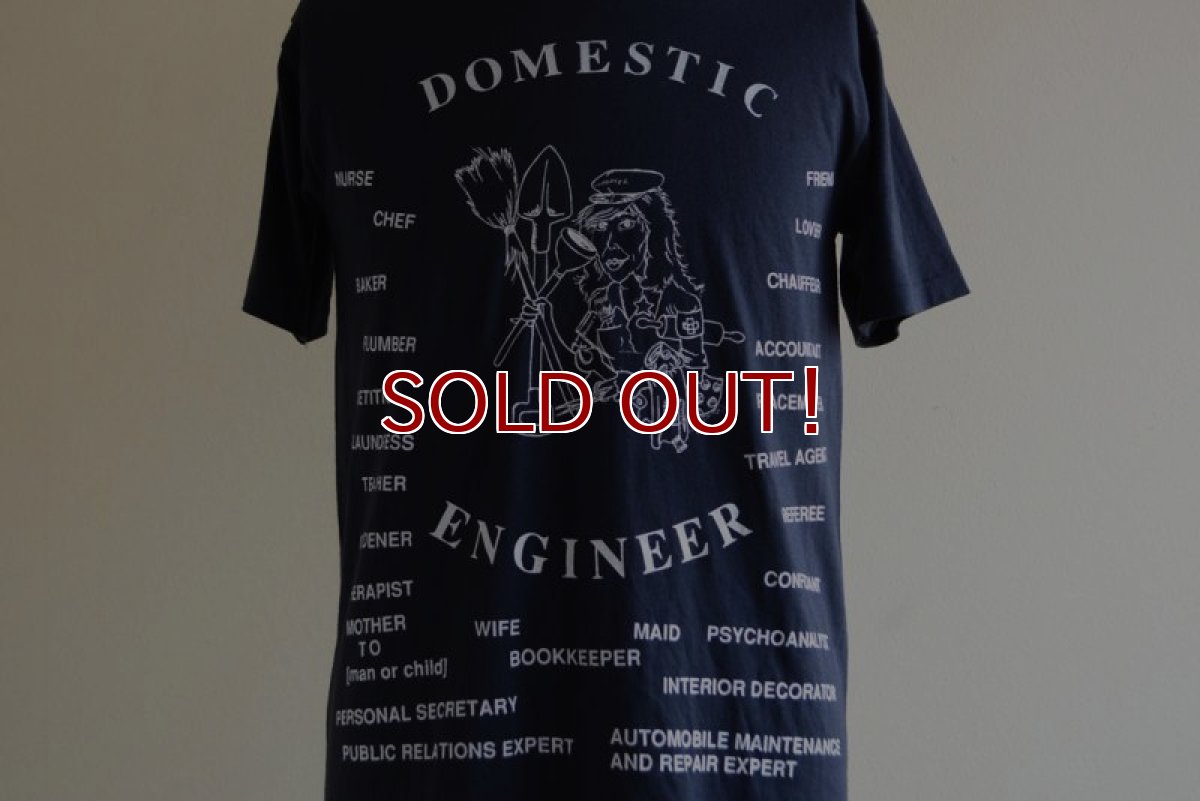 画像7: 1980s DOMESTIC ENGINEER Tシャツ　 表記M  (7)