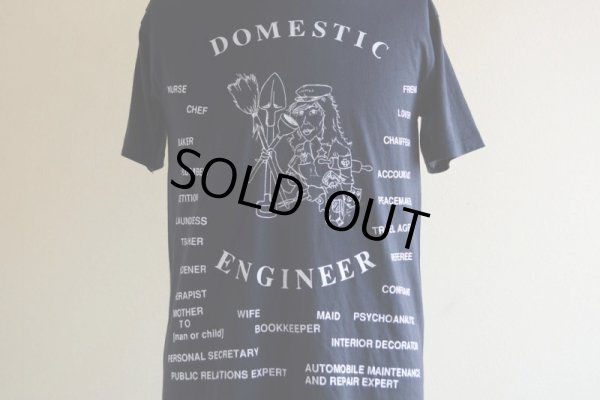 画像7: 1980s DOMESTIC ENGINEER Tシャツ　 表記M 