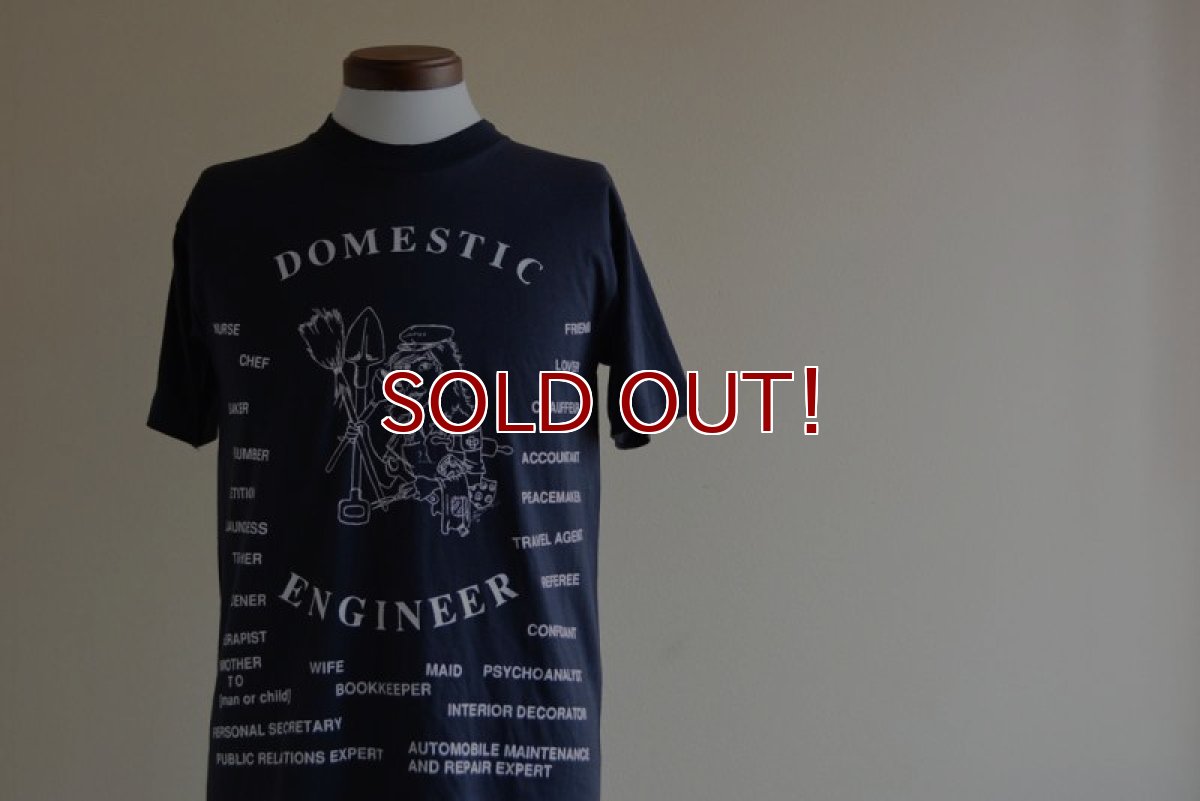 画像6: 1980s DOMESTIC ENGINEER Tシャツ　 表記M  (6)