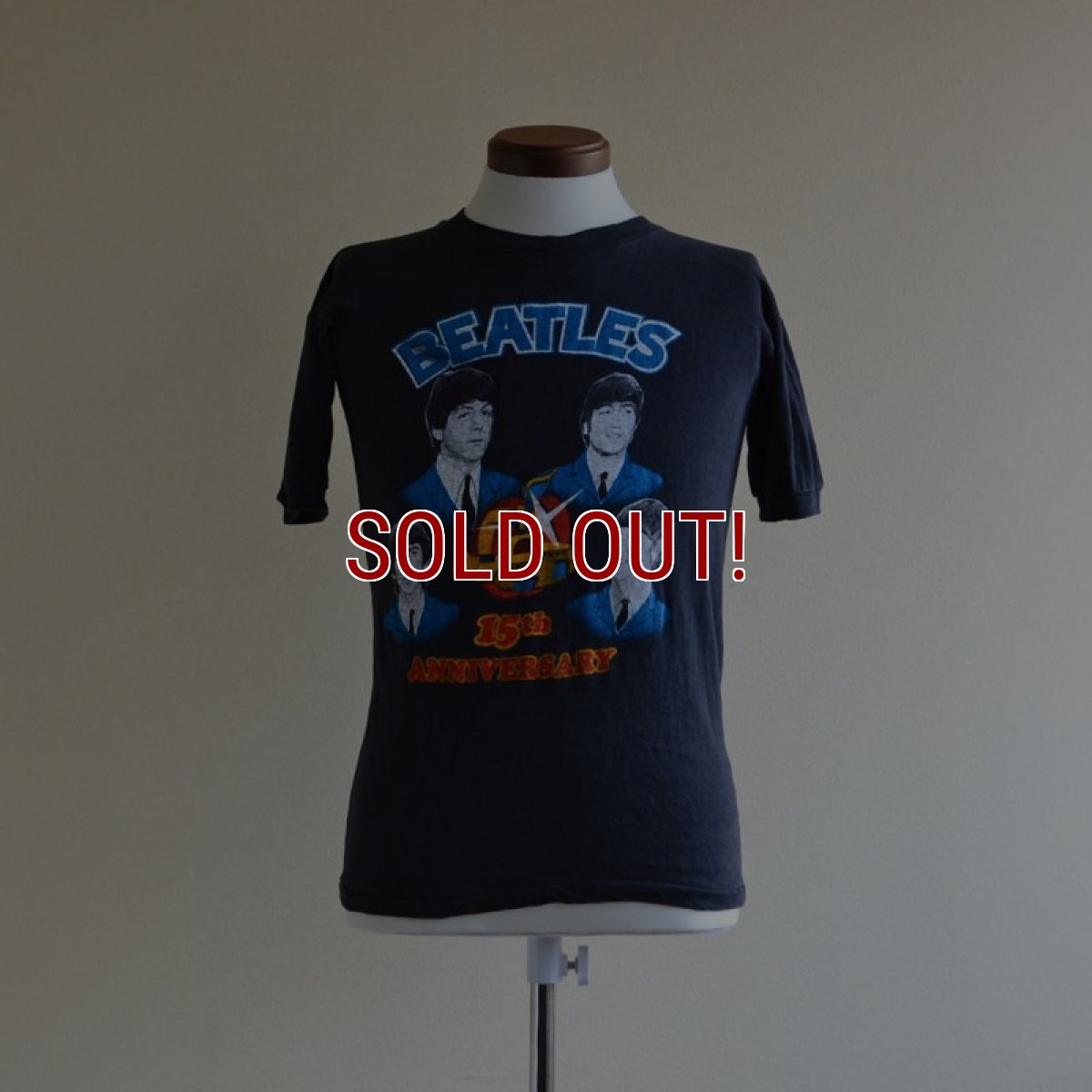 画像1: 1970s The BEATLES パキ綿Tシャツ　 表記M  (1)