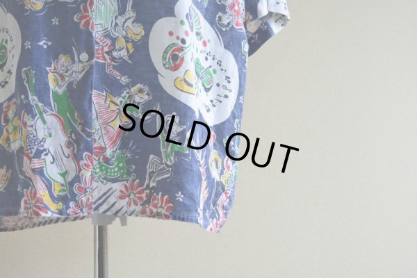 画像8: 1990s DKNY ダンシングカウボーイ柄リネンシャツ　 表記P 