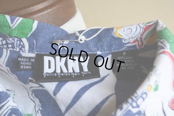 画像13: 1990s DKNY ダンシングカウボーイ柄リネンシャツ　 表記P 