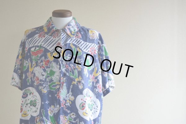 画像6: 1990s DKNY ダンシングカウボーイ柄リネンシャツ　 表記P 