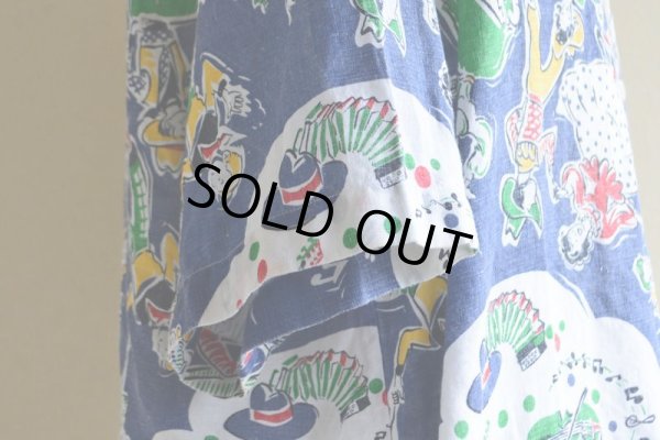 画像10: 1990s DKNY ダンシングカウボーイ柄リネンシャツ　 表記P 