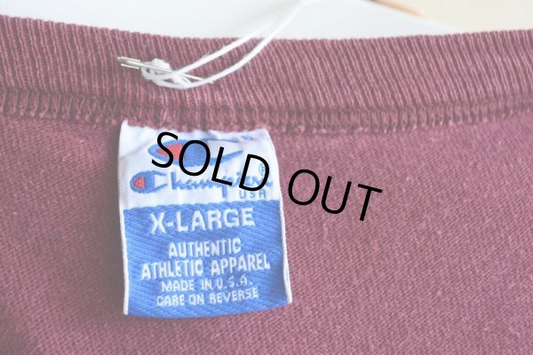 画像12: 1990s Champion カレッジTシャツ  バックプリント有り  表記XL