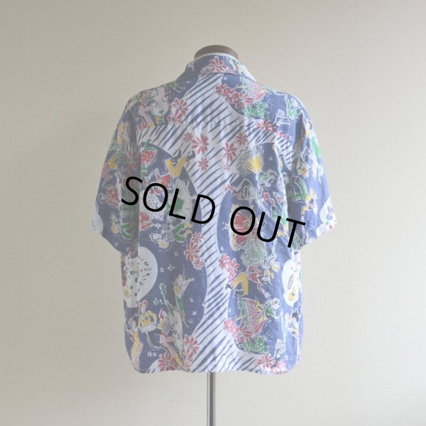 画像3: 1990s DKNY ダンシングカウボーイ柄リネンシャツ　 表記P 