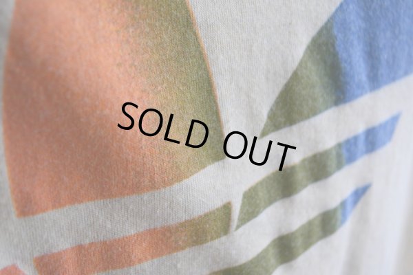 画像11: 1980s adidas レインボートレフォイルTシャツ　 バックプリント　 表記M 