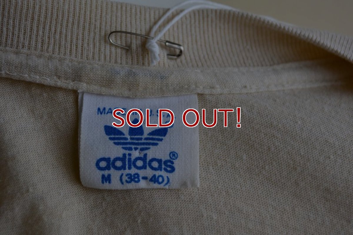 画像12: 1980s adidas レインボートレフォイルTシャツ　 バックプリント　 表記M  (12)