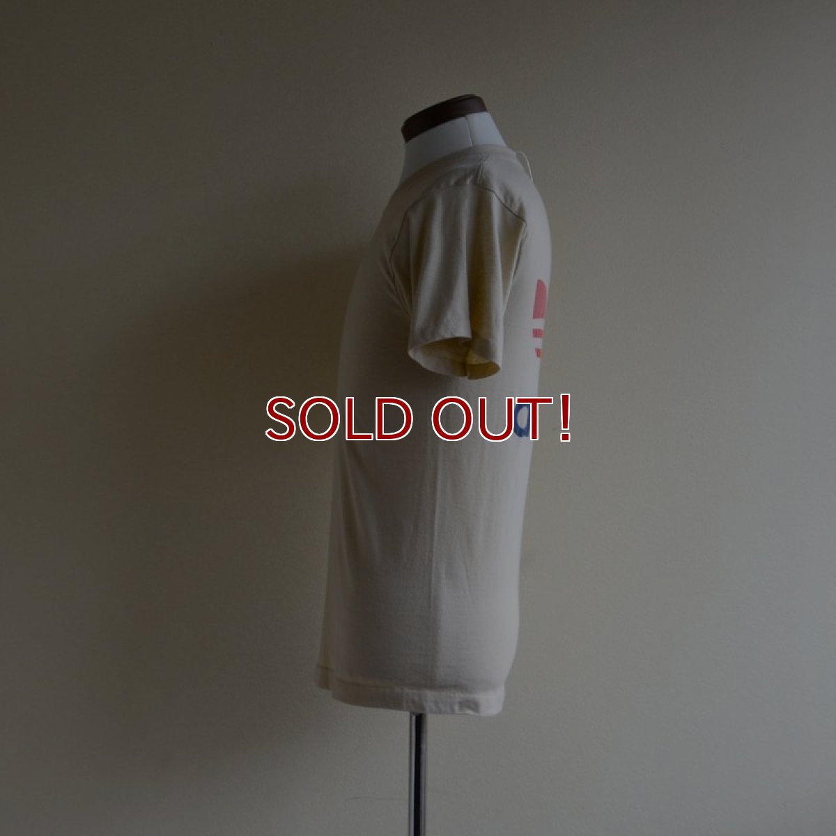画像2: 1980s adidas レインボートレフォイルTシャツ　 バックプリント　 表記M  (2)