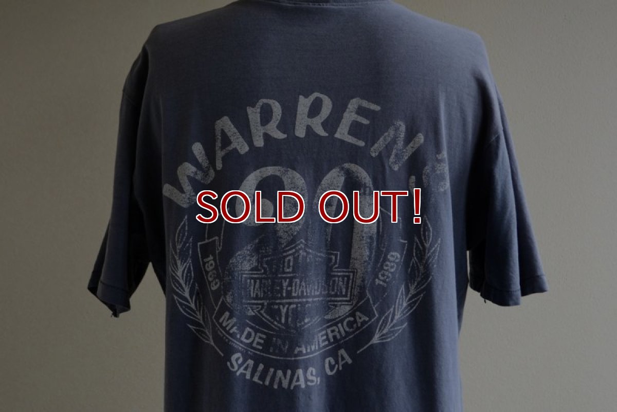 画像9: 1980s Harley-Davidson ヘンリーネックTシャツ　 表記L  (9)