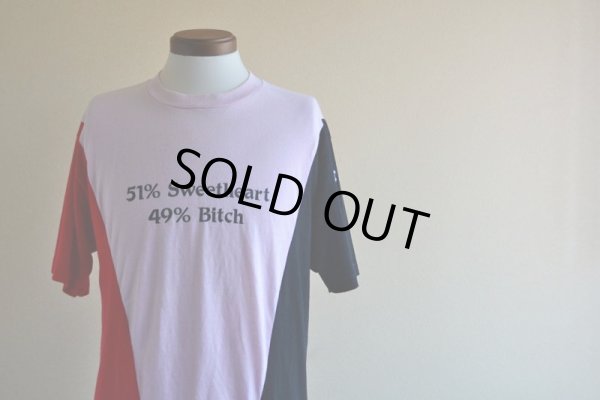 画像6: 1980s 51％ Sweetheart 49％ Bitch Tシャツ　 表記XL 