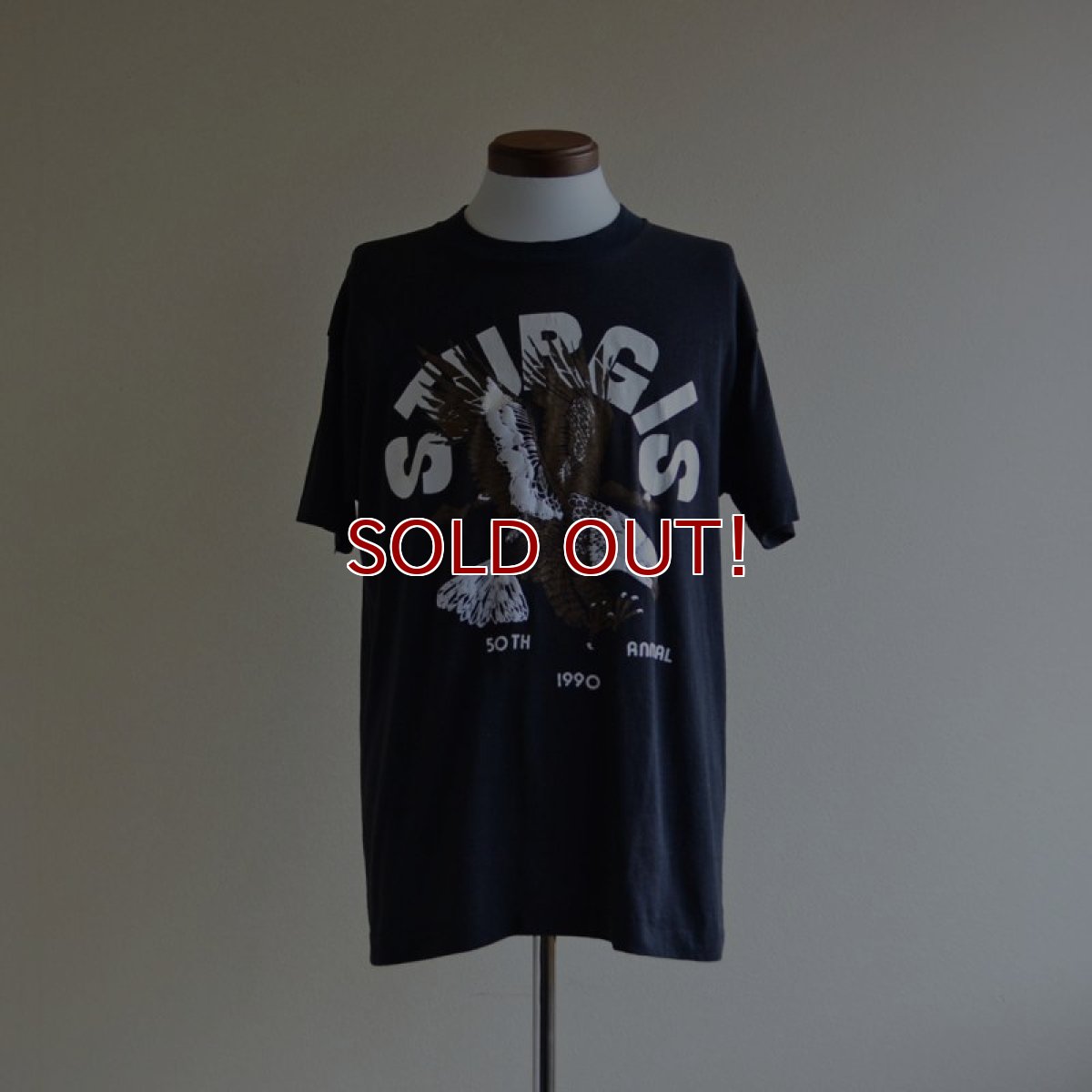 画像1: 1990s STURGIS BIKE WEEK 1990 Tシャツ　 表記XL  (1)