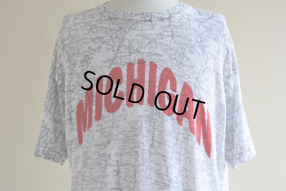 画像7: 1990s MICHIGAN マップTシャツ　 表記L  (7)