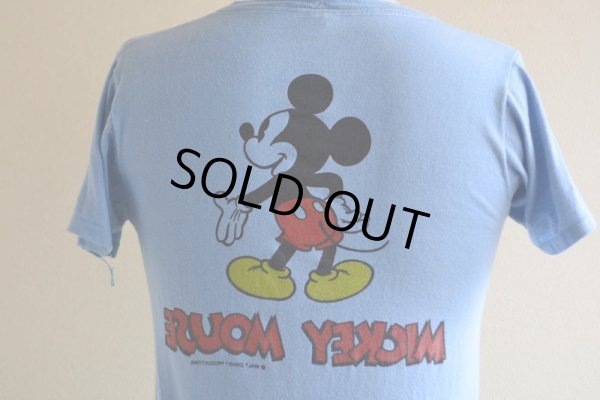 画像12: 1970s MICKEY MOUSE 両面プリントTシャツ　 表記S 