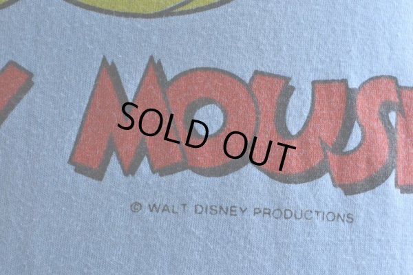 画像8: 1970s MICKEY MOUSE 両面プリントTシャツ　 表記S 