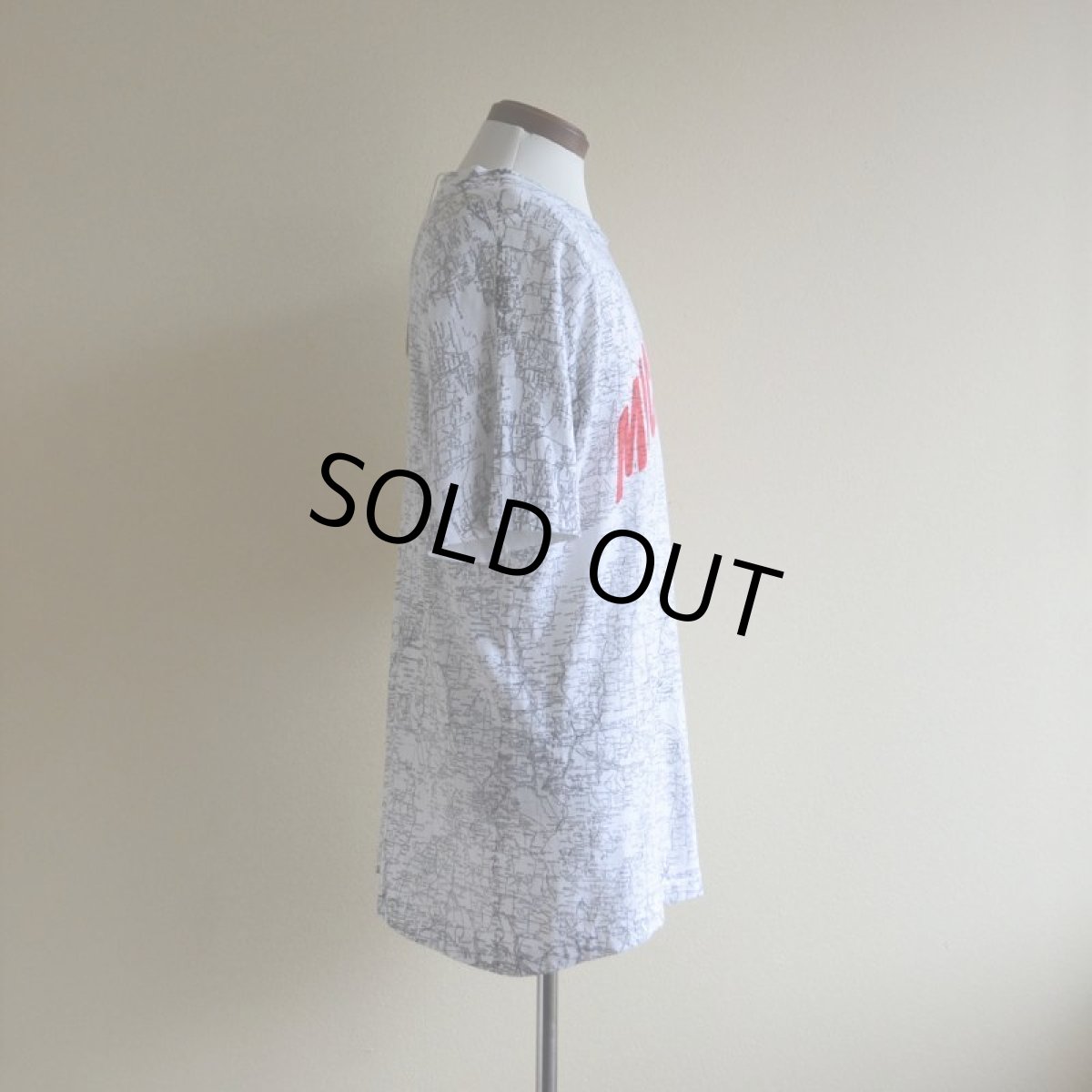 画像2: 1990s MICHIGAN マップTシャツ　 表記L  (2)