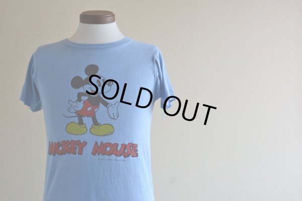 画像5: 1970s MICKEY MOUSE 両面プリントTシャツ　 表記S 
