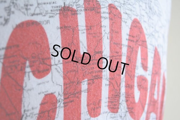 画像8: 1990s MICHIGAN マップTシャツ　 表記L 