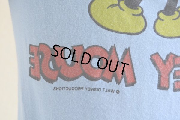 画像13: 1970s MICKEY MOUSE 両面プリントTシャツ　 表記S 