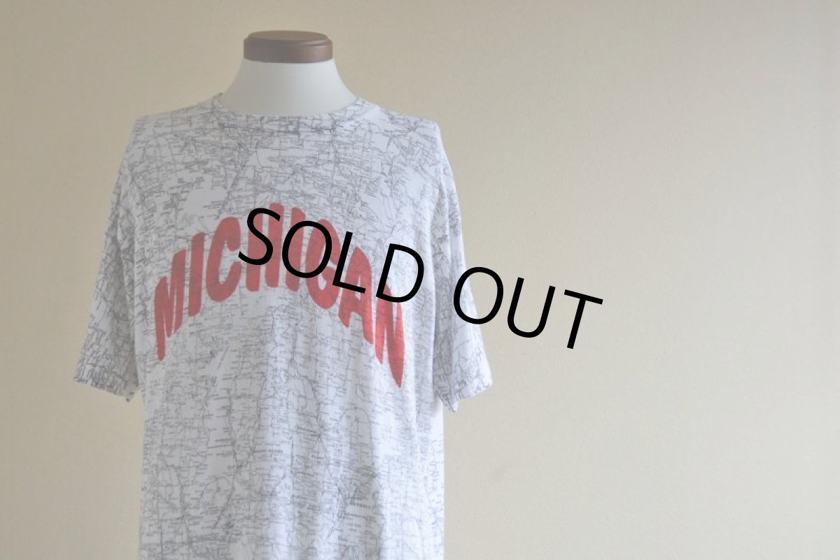 画像6: 1990s MICHIGAN マップTシャツ　 表記L  (6)