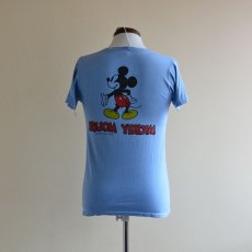 画像3: 1970s MICKEY MOUSE 両面プリントTシャツ　 表記S  (3)