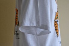 画像9: 1990s ネコ両面プリントTシャツ　 表記L  (9)