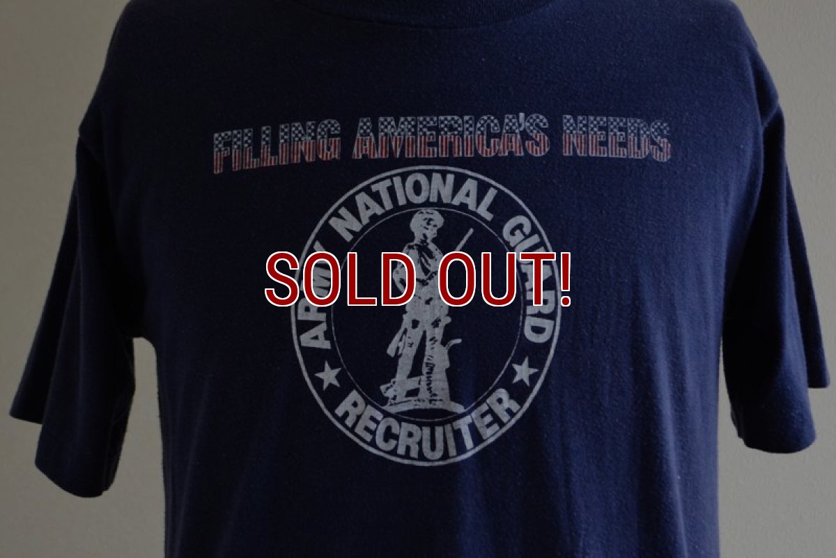 画像7: 1980s ARMY NATIONAL GUARD RECRUITER Tシャツ　 表記L  (7)