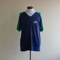 画像1: 1970s NIKE VネックTシャツ　 表記L  (1)