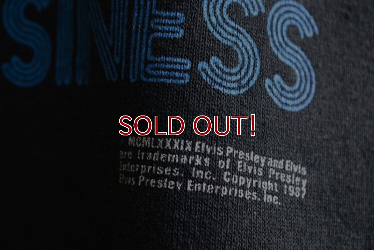 画像10: 1980s ELVIS TAKING CARE OF BUSINESS Tシャツ　 表記L  (10)