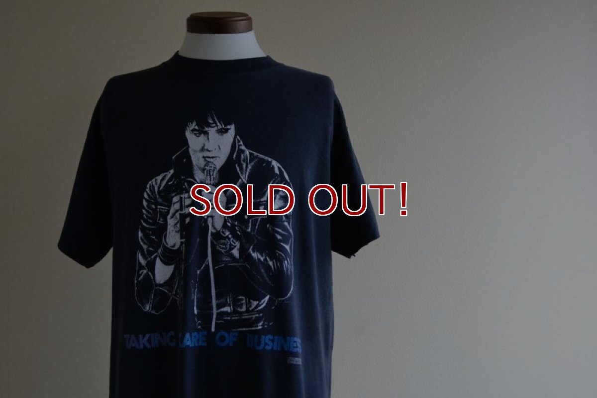 画像6: 1980s ELVIS TAKING CARE OF BUSINESS Tシャツ　 表記L  (6)