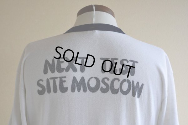 画像9: 1990s 原子爆弾 リンガーTシャツ　 両面プリント　 実寸L 