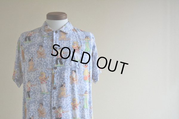 画像7: 1980s reyn spooner レーヨンアロハシャツ  実寸M