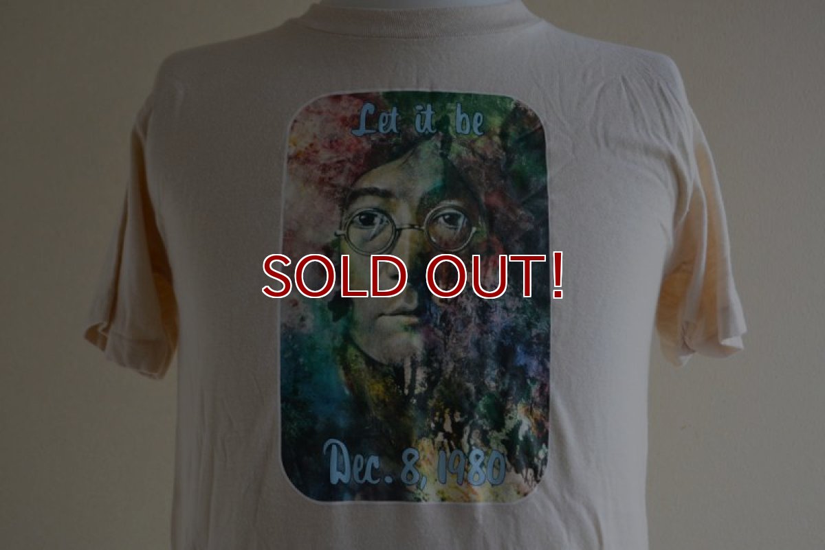 画像7: 1980s John Lennon Dec.8,1980 Tシャツ　 表記SM  (7)