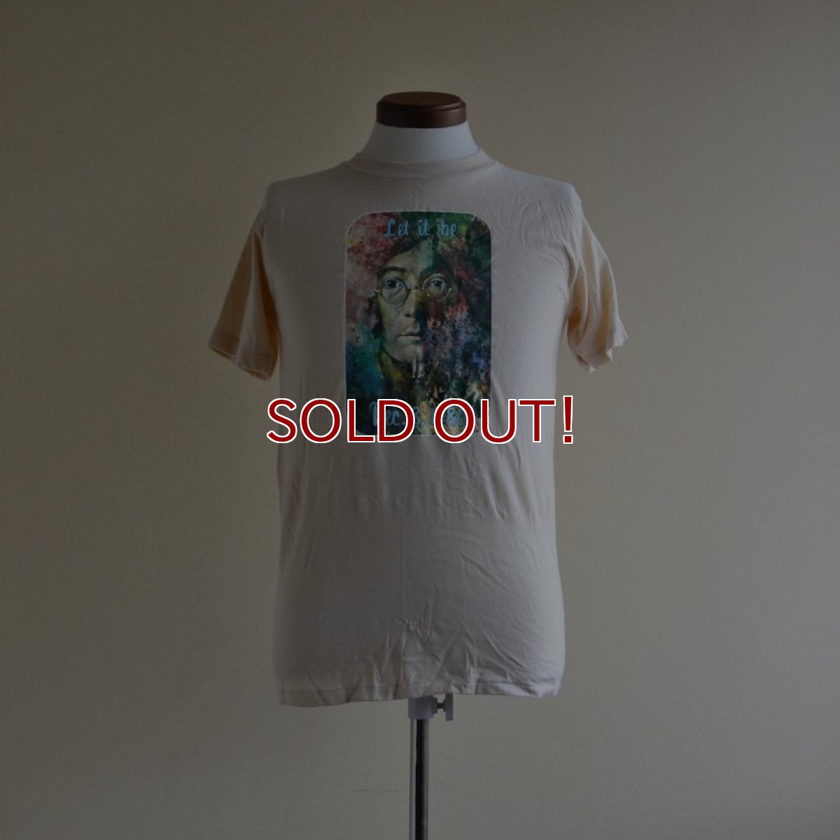 画像1: 1980s John Lennon Dec.8,1980 Tシャツ　 表記SM  (1)