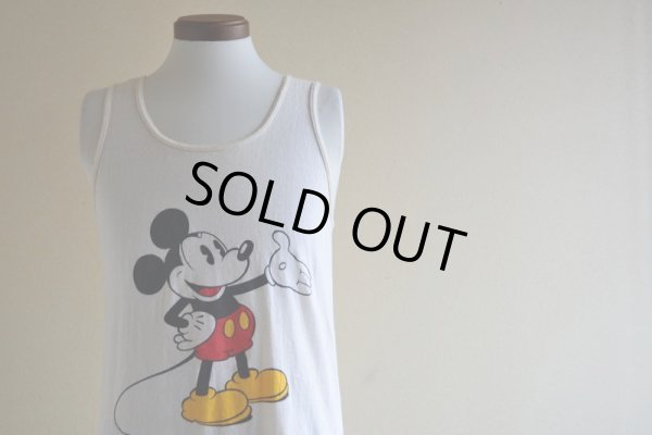 画像5: 1980s  MICKEY MOUSE タンクトップ　 表記M 