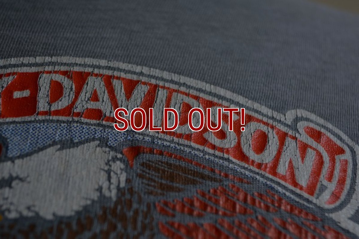 画像9: 1970s Harley-Davidson Tシャツ　 EAGLE ＆ No.1 LOGO　 表記M  (9)