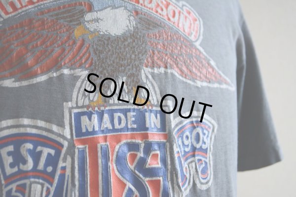 画像8: 1970s Harley-Davidson Tシャツ　 EAGLE ＆ No.1 LOGO　 表記M 