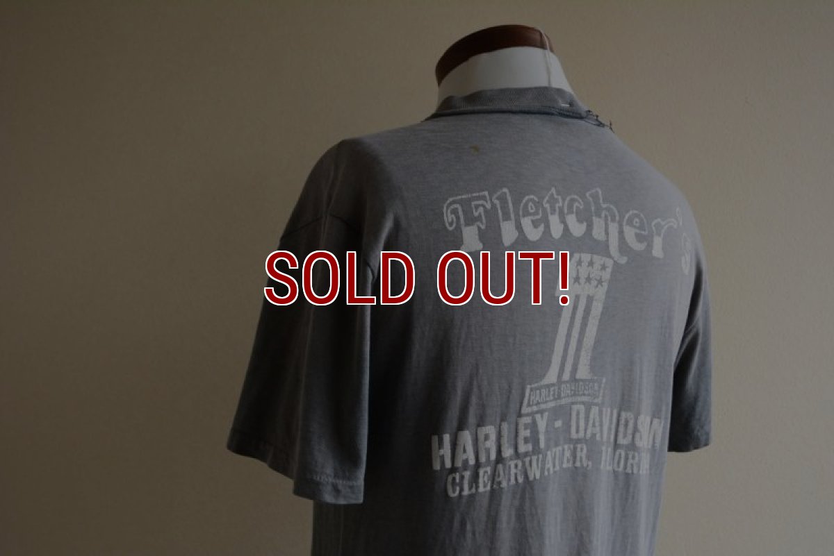 画像10: 1970s Harley-Davidson Tシャツ　 EAGLE ＆ No.1 LOGO　 表記M  (10)