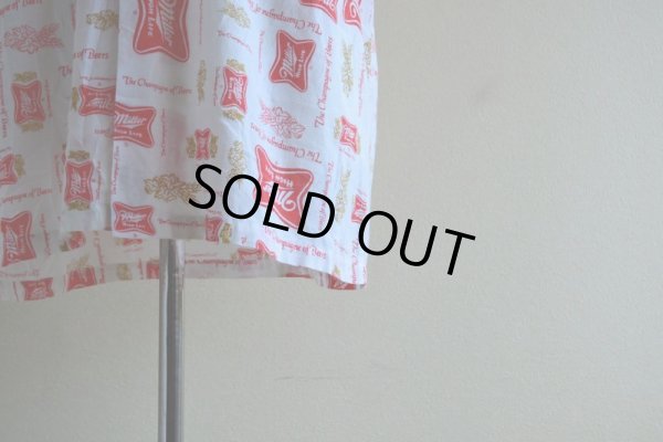 画像10: 1970s Miller Beer 総柄シャツ　 表記L 