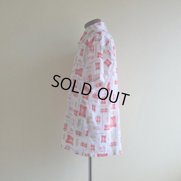 画像4: 1970s Miller Beer 総柄シャツ　 表記L 