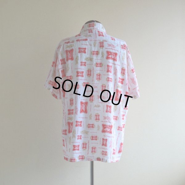 画像3: 1970s Miller Beer 総柄シャツ　 表記L 