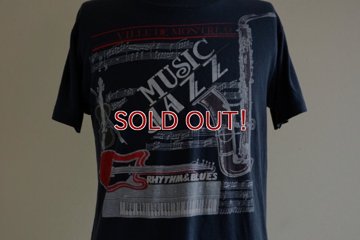 画像7: 1980s MONTREAL MUSIC JAZZ Tシャツ　 実寸M  (7)