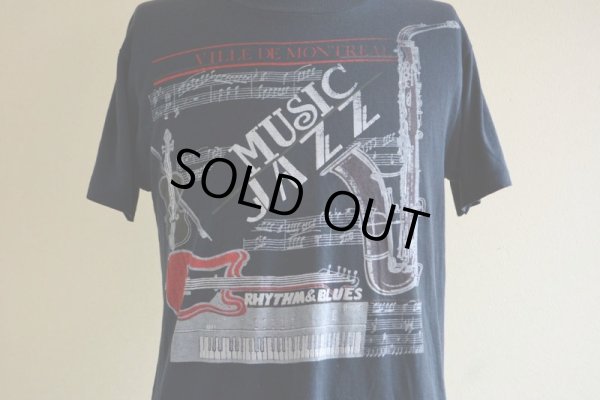 画像7: 1980s MONTREAL MUSIC JAZZ Tシャツ　 実寸M 