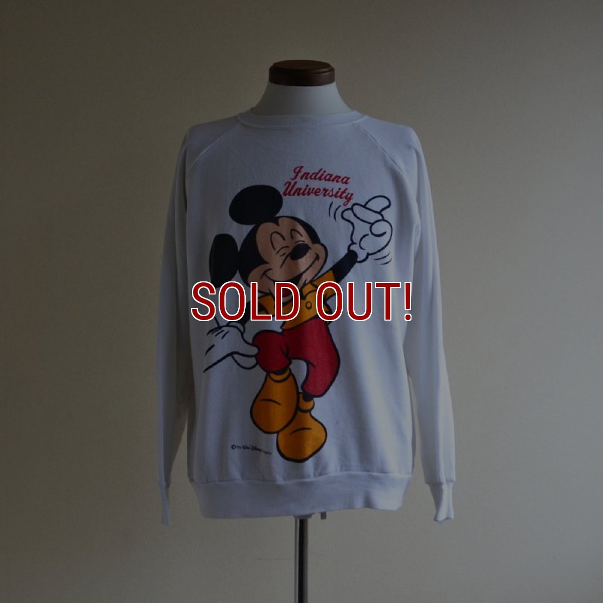 画像1: 1980s  Champion MICKEY MOUSE スウェット　 表記XL  (1)